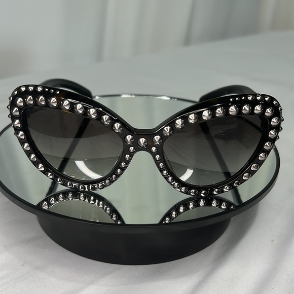 NWT Prada Cat Eye Studded Sunglasses Set (#2) - Picture 3 of 8